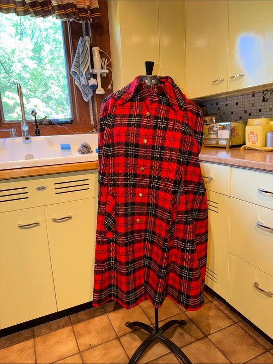 Pendleton Jackets & Blazers - Pendleton Wool Cloak Type Jacket Plaid Cape